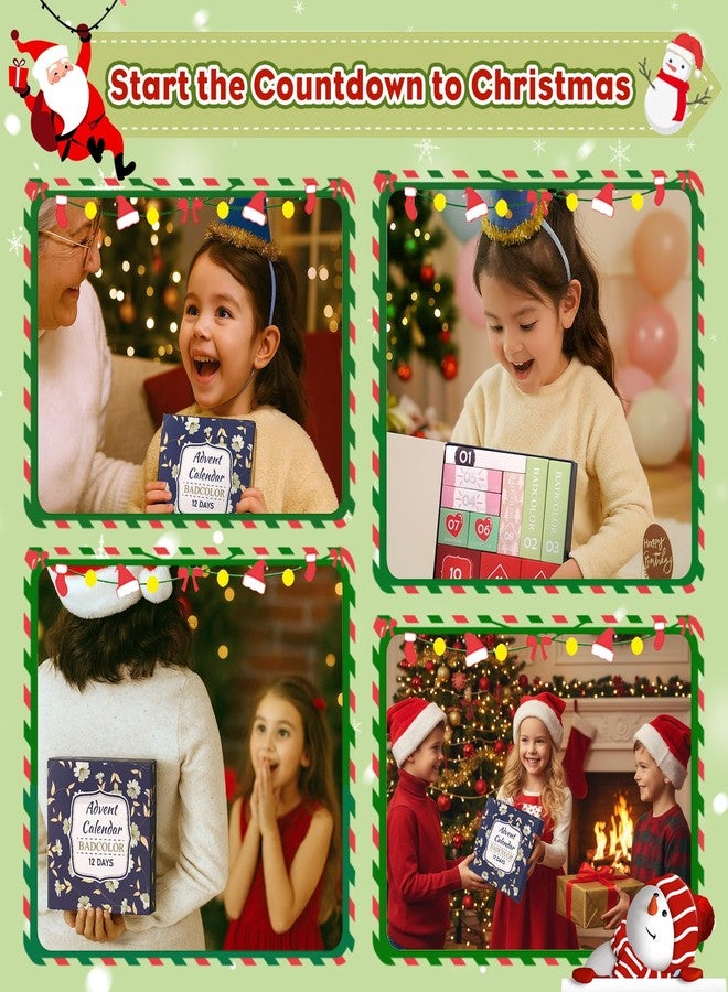 BADCOLOR Advent Calendar 2025, 12 Days Christmas Countdown Calendar - Individually Boxed Makeup Gift Set, Xmas Beauty & Cosmetics Surprise Full Makeup Kit for Women Teen Girls - Image 4